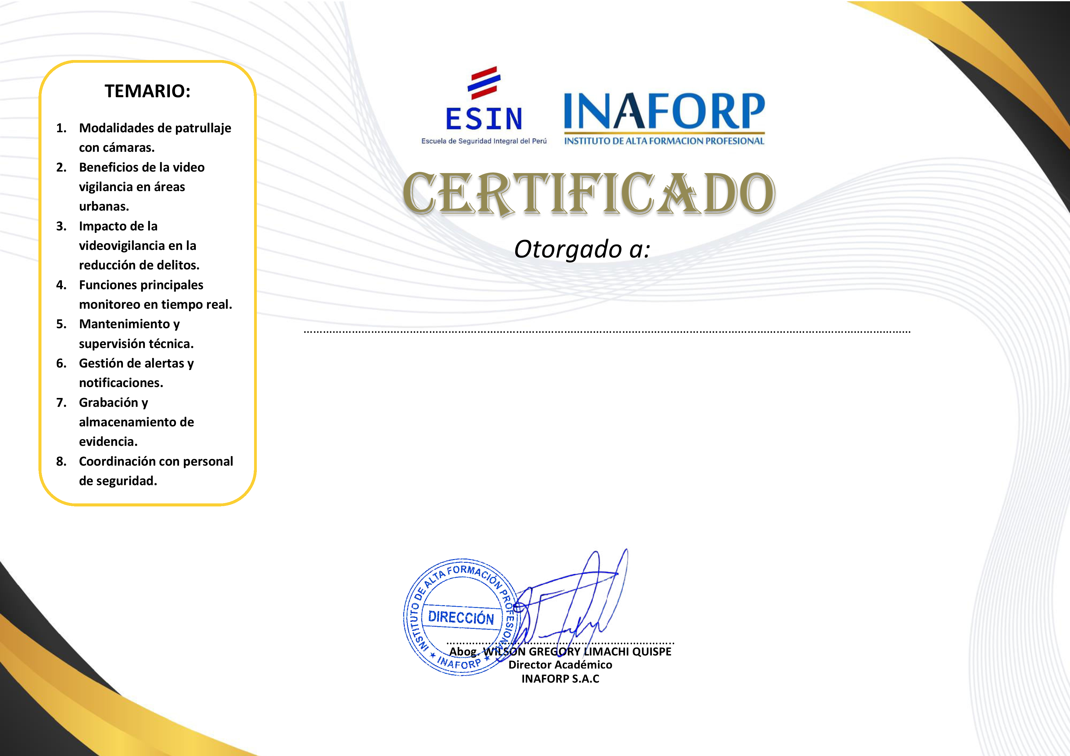 Certificado