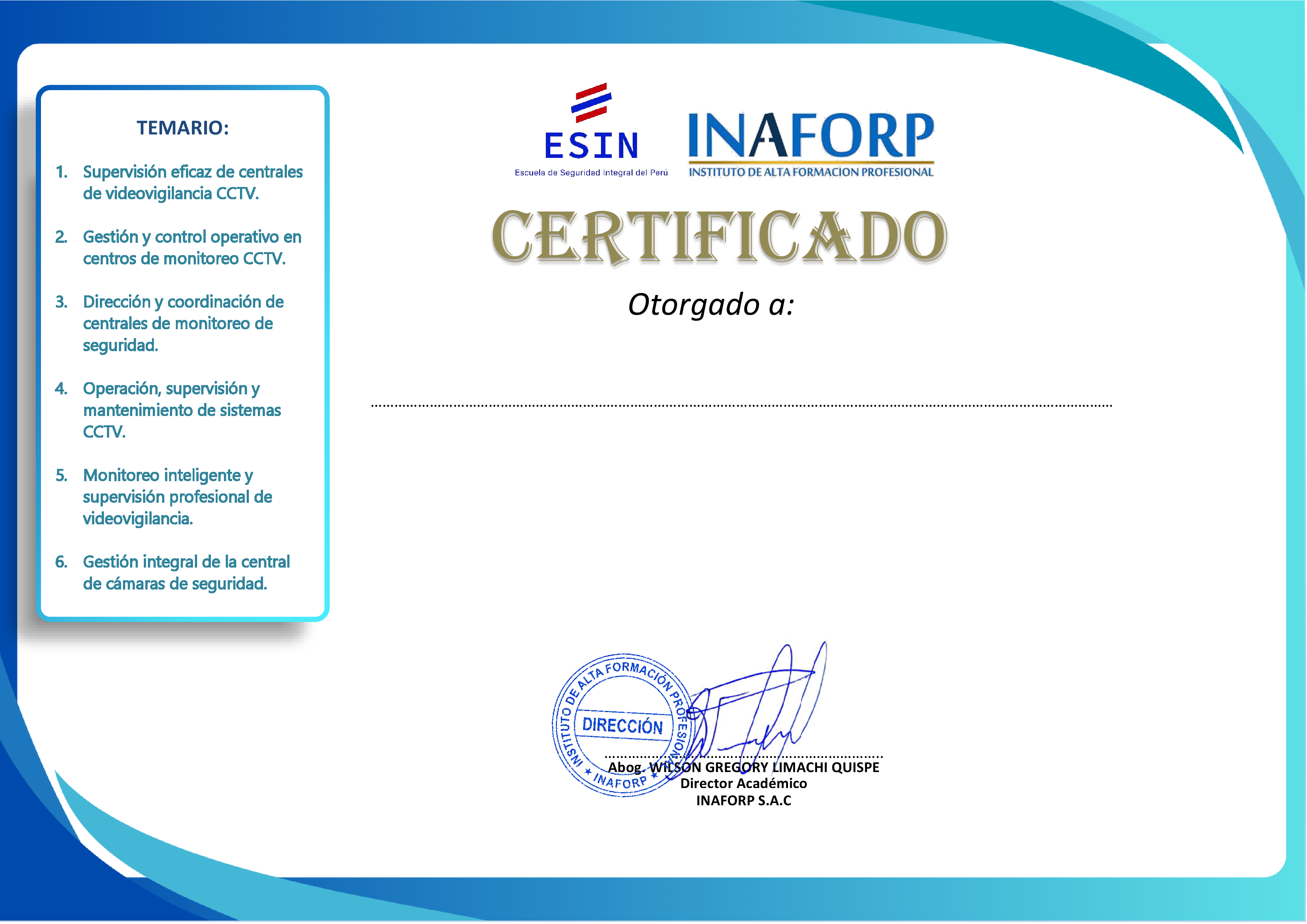 Certificado