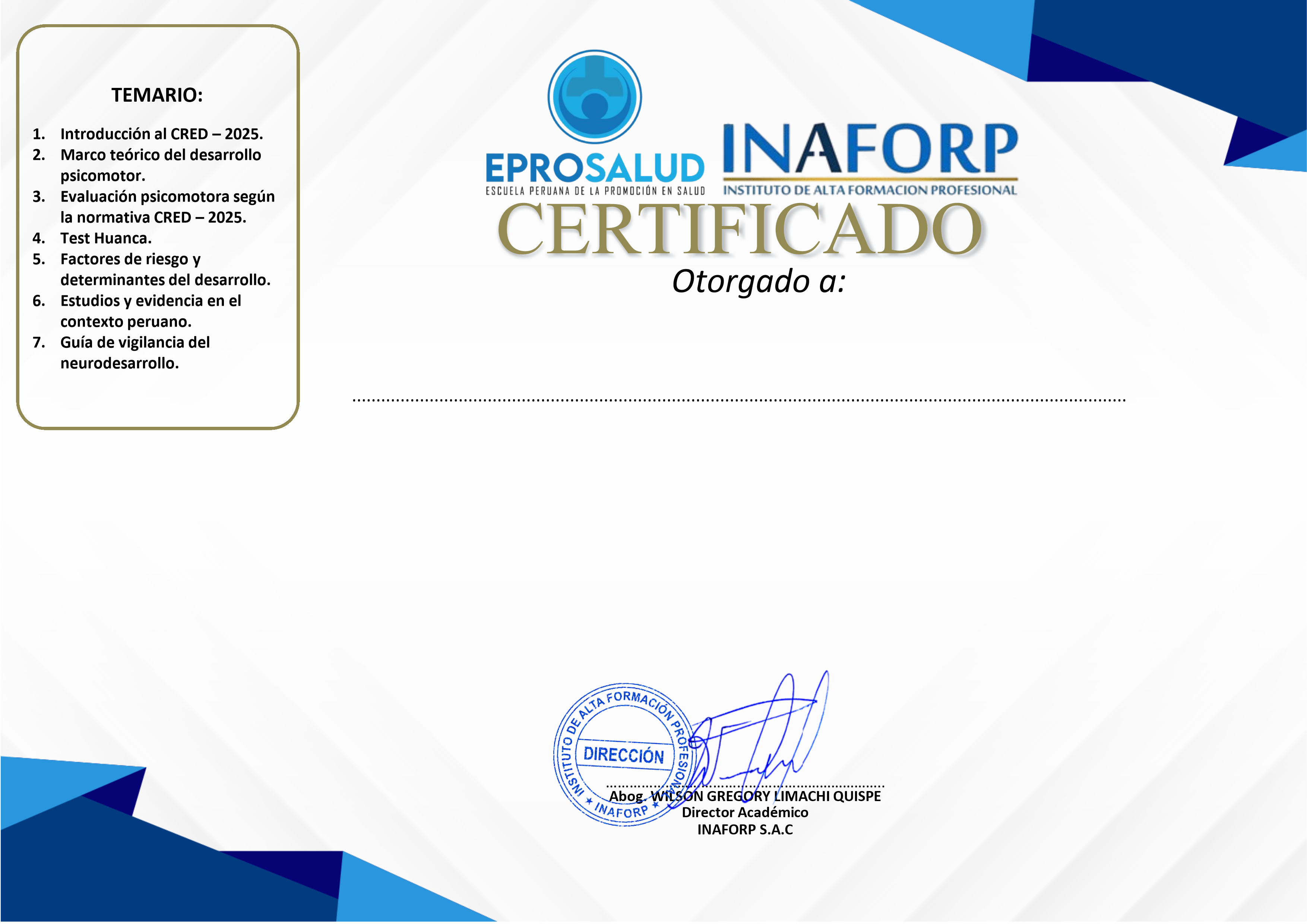 Certificado