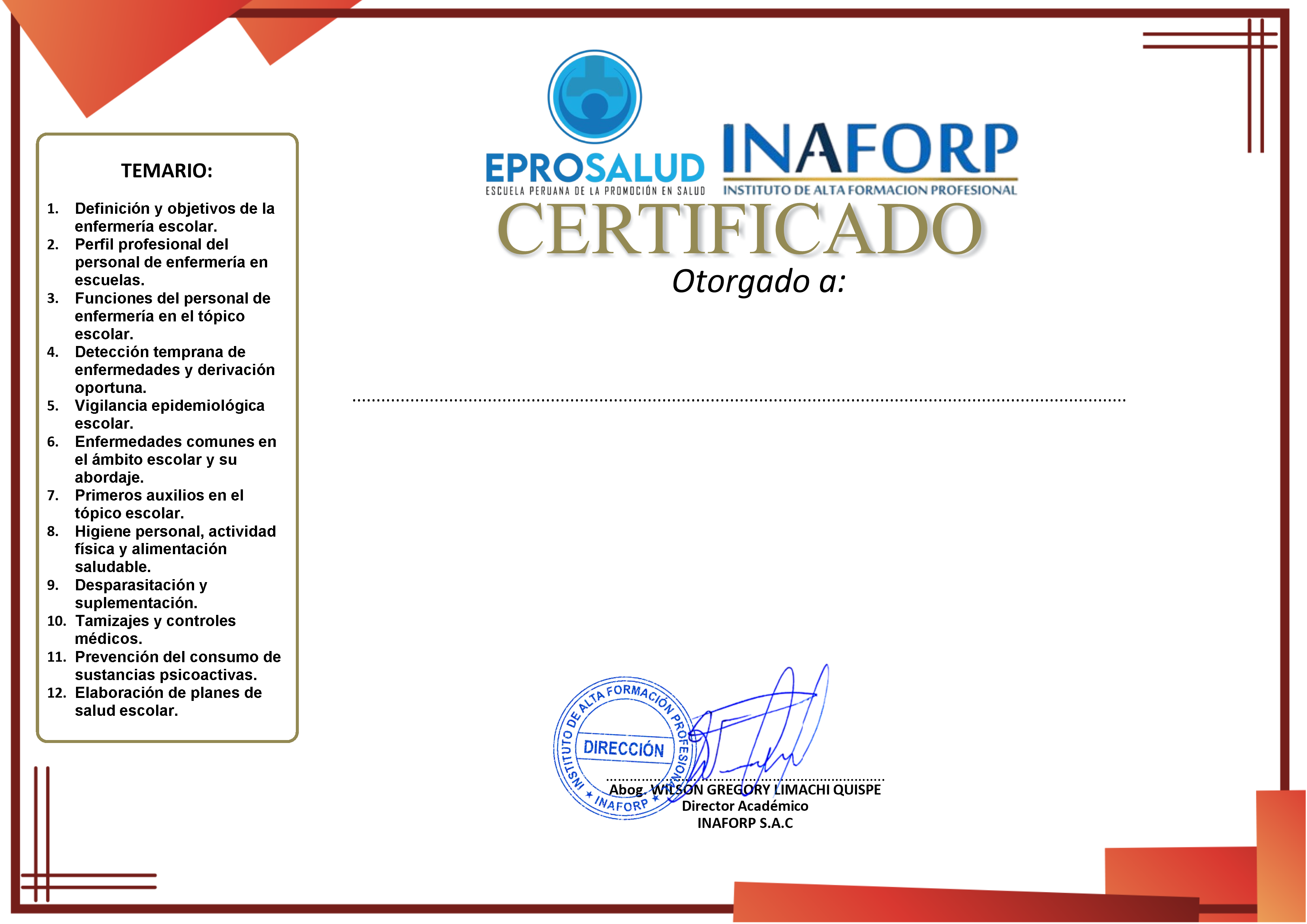 Certificado