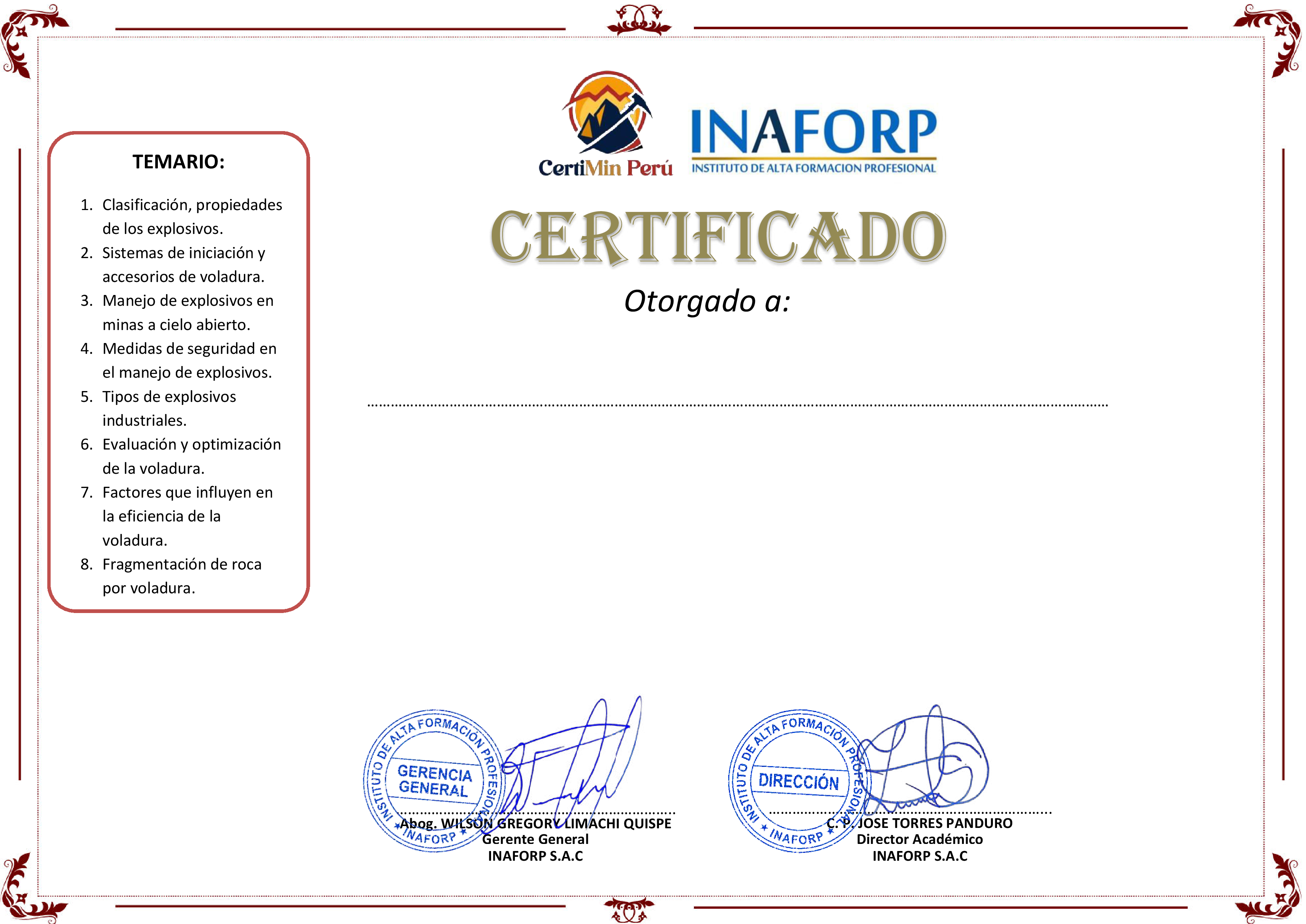 Certificado