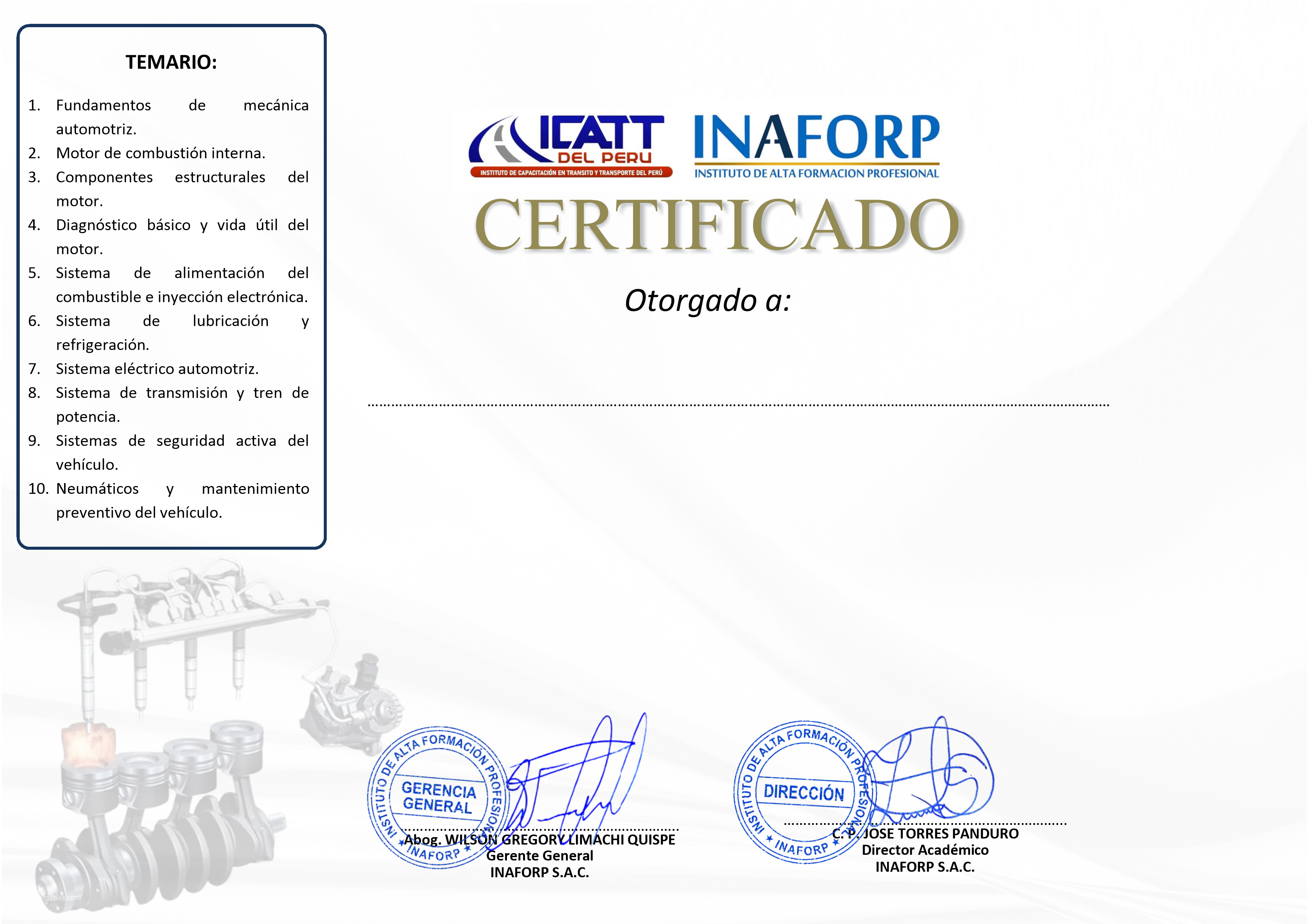 Certificado