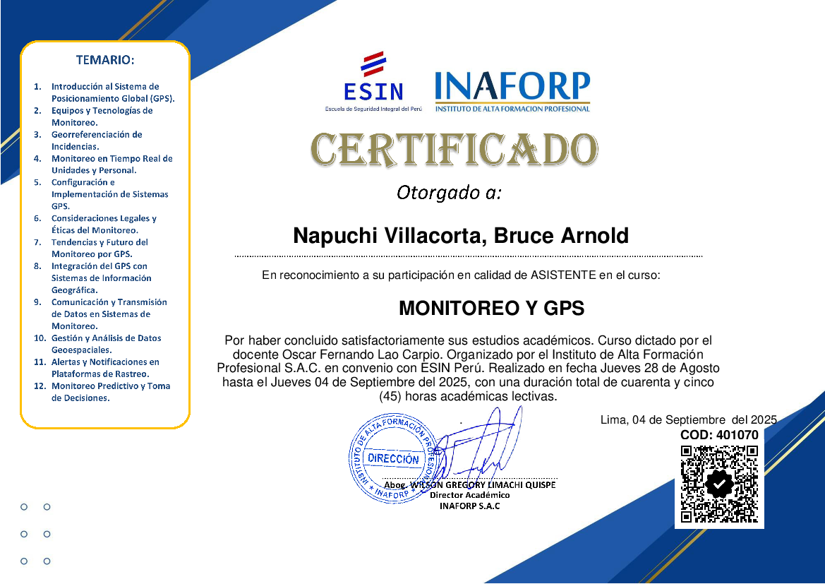 Certificado