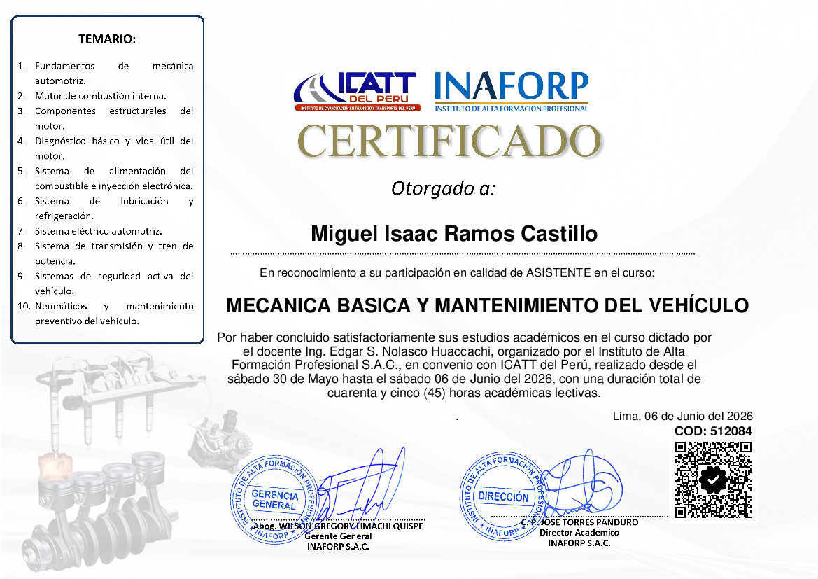 Certificado