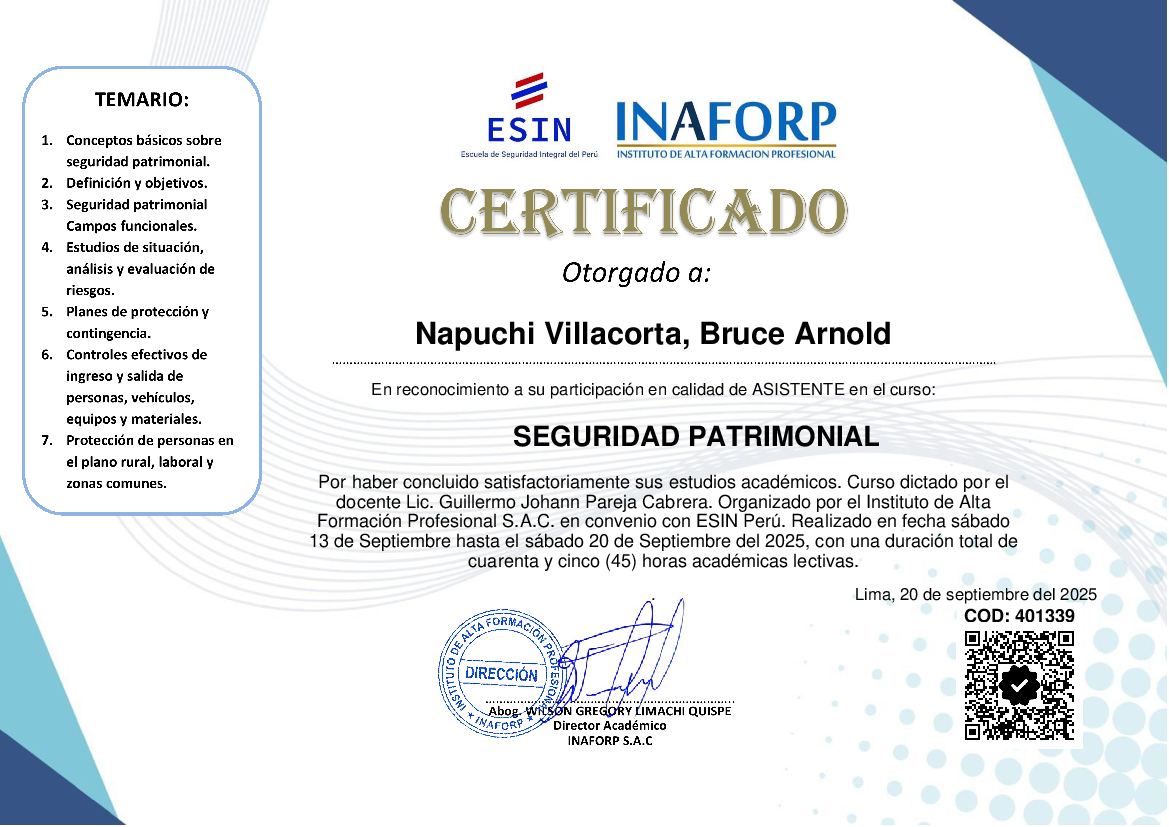 Certificado