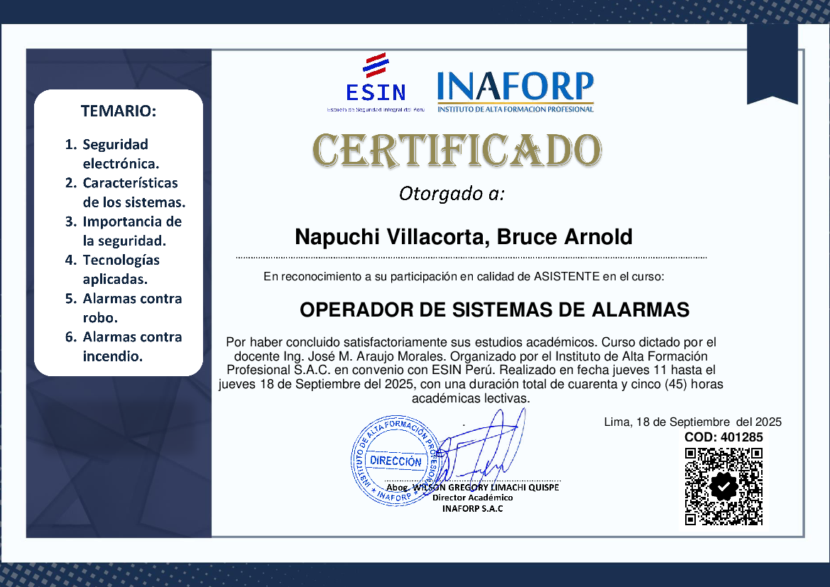 Certificado