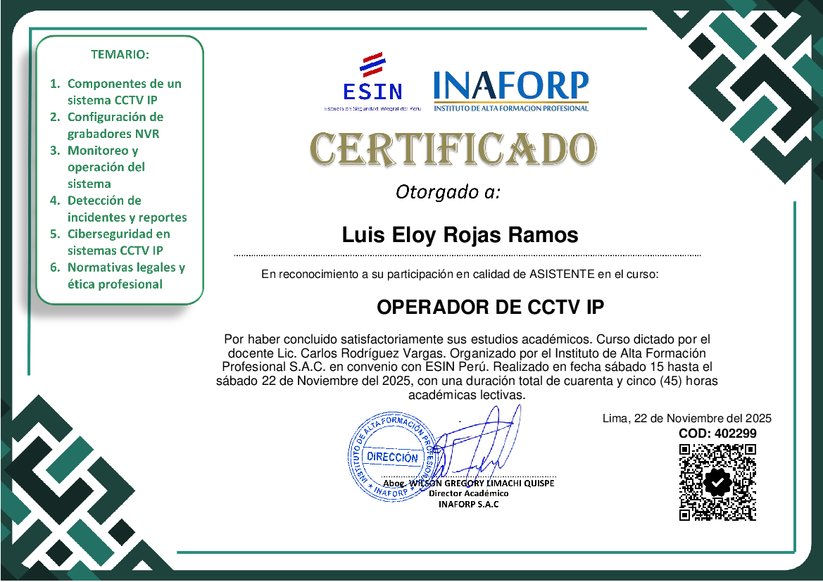 Certificado